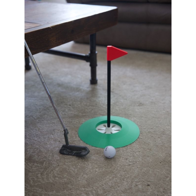 Buraco de Golfe Portátil para Treino Interno - Prática de Putting em Casa
