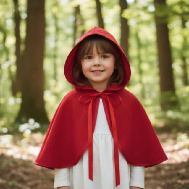 kit com 22 unidades de capas Chapeuzinho Vermelho ou Lobo Mau - infantil