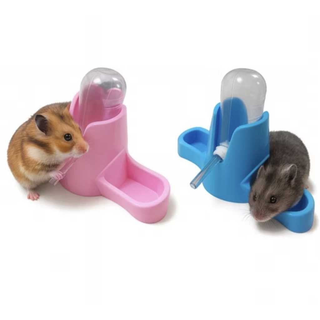 Comedouro e Bebedouro Automático para Roedores Porquinho Da índia Hamster Coelho Chinchila 150ml