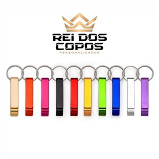 200 a 500 Chaveiros Abridor Garrafas Latas Personalizados Brindes Logomarca Logo em Oferta na Shopee