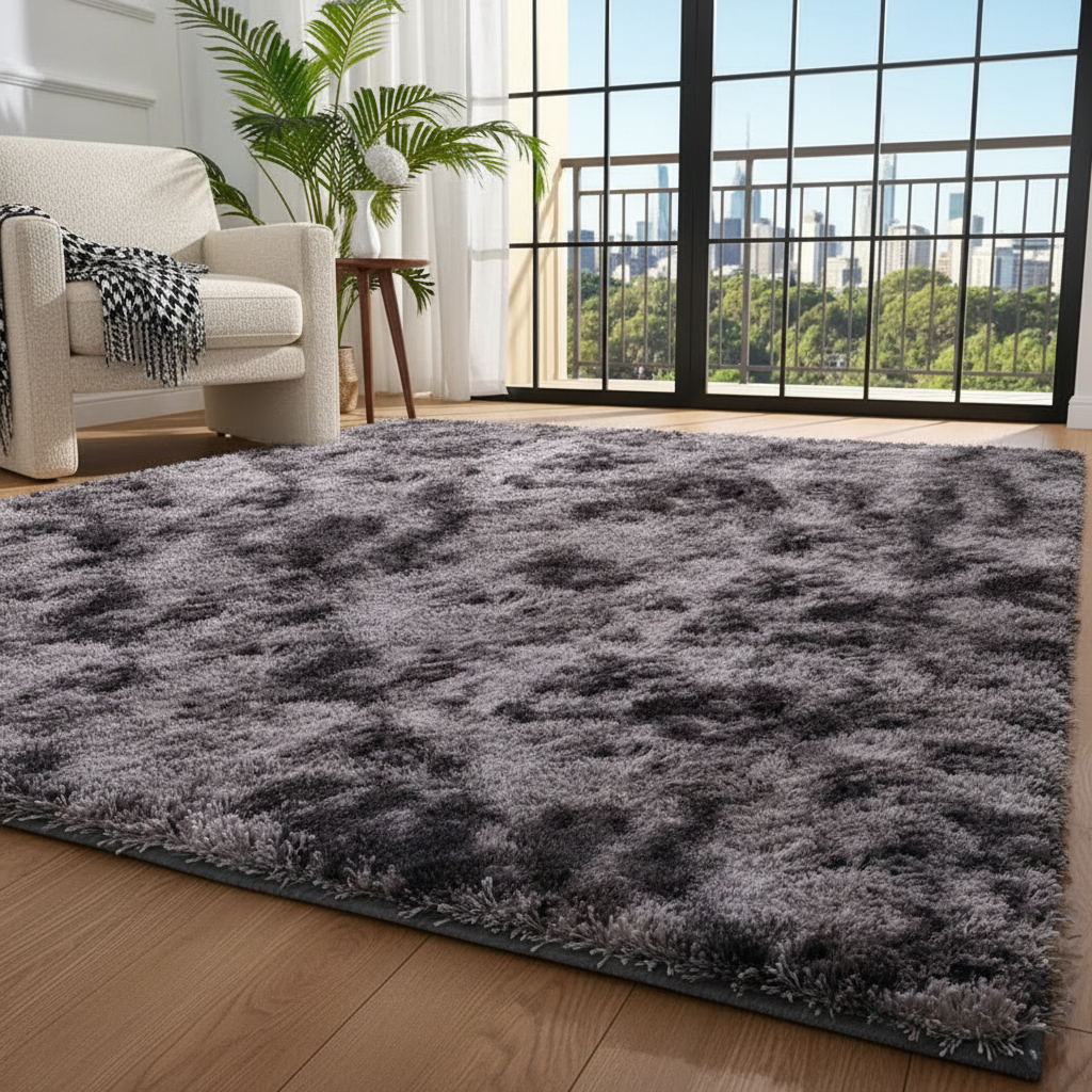 Tapete Sala Peludo 1x1,5 Quarto Felpudo 100x150 Novo Muito Barato Exclusivo Casa Luiza Enxovais