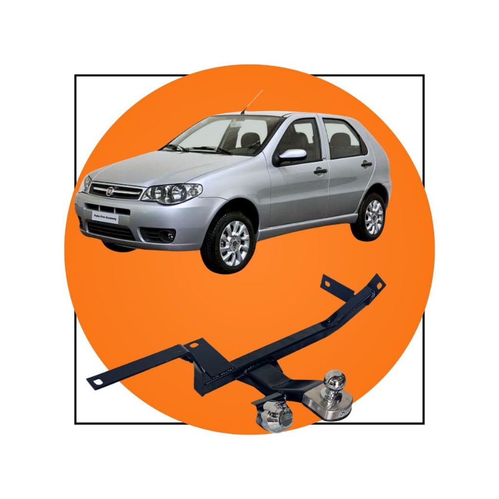 Engate Reboque Reforcel Fixo 500Kg Fiat Palio 1996 1997 1998 1999 2000 2001 2002 2003 em Oferta na Shopee