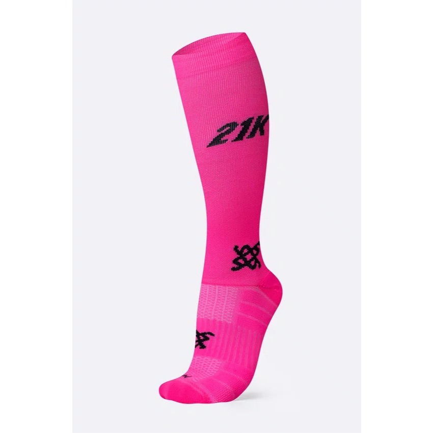 Meia HUPI Longa 21k Rosa — imagem 2 de 2