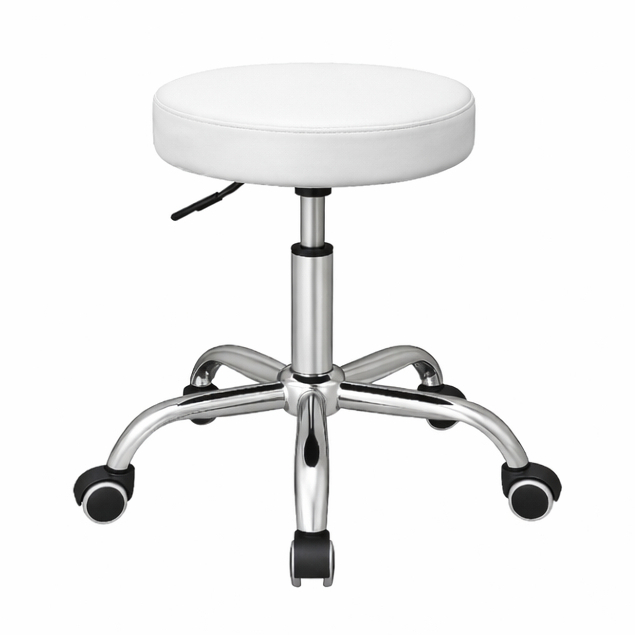 Cadeira Mocho Giratório S/ Encosto Estética Massagista Tatuador Base Cromada em Oferta na Shopee