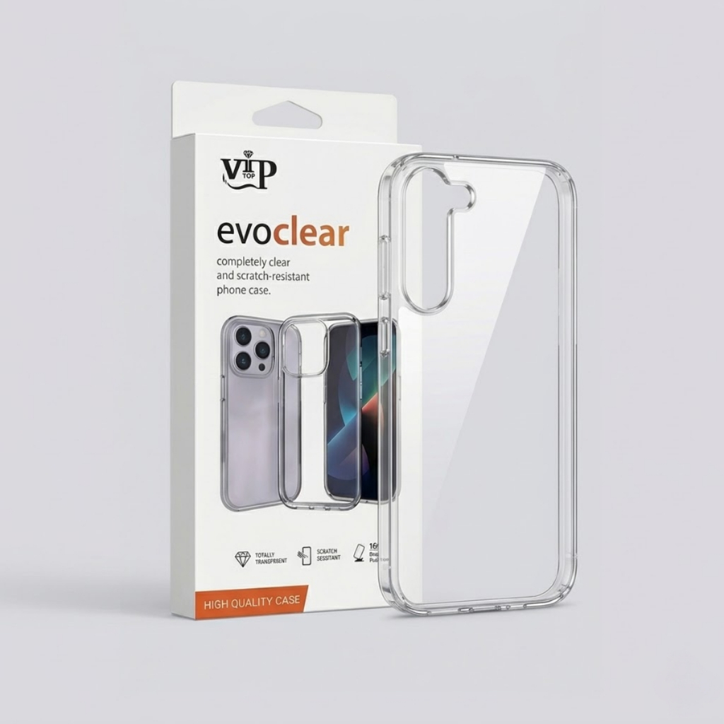 Capa Case Evoclear Anti Impacto Samsung Galaxy S Transparente Policarbonato Não Amarela em Oferta na Shopee
