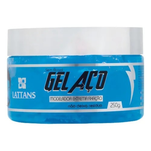Gel aço 240g - gel para cabelo 240g