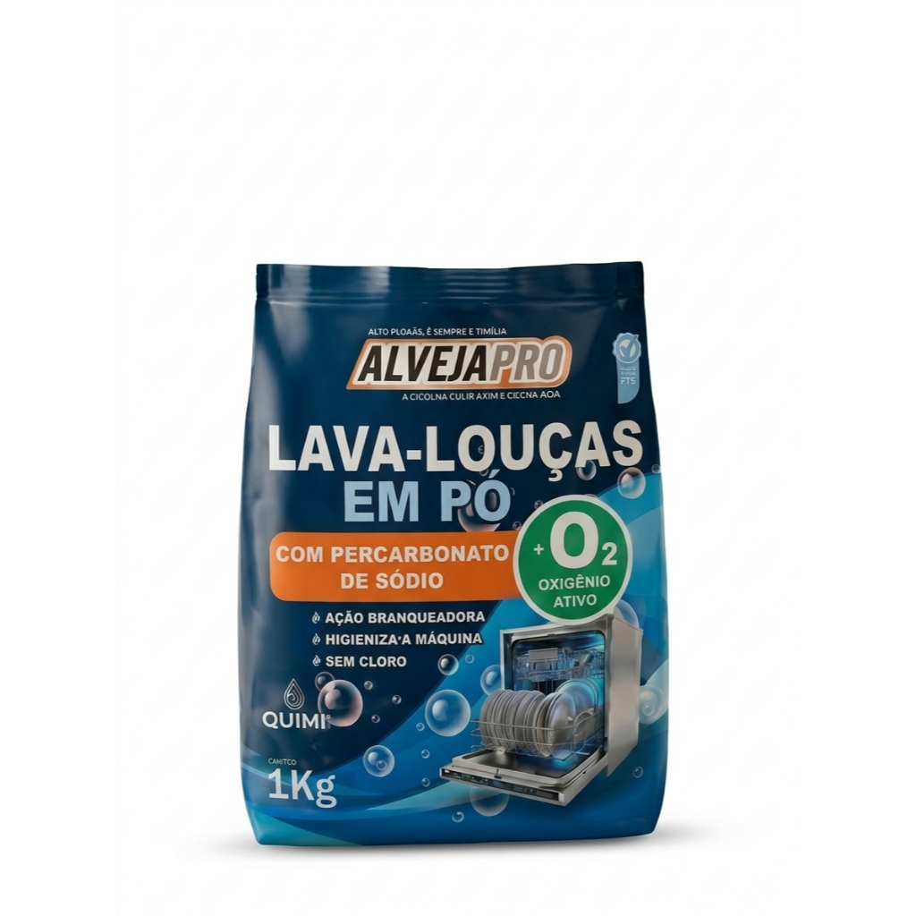 Detergente Maquina Lava Louça Percarbona Sodio 1kg Alvejapro
