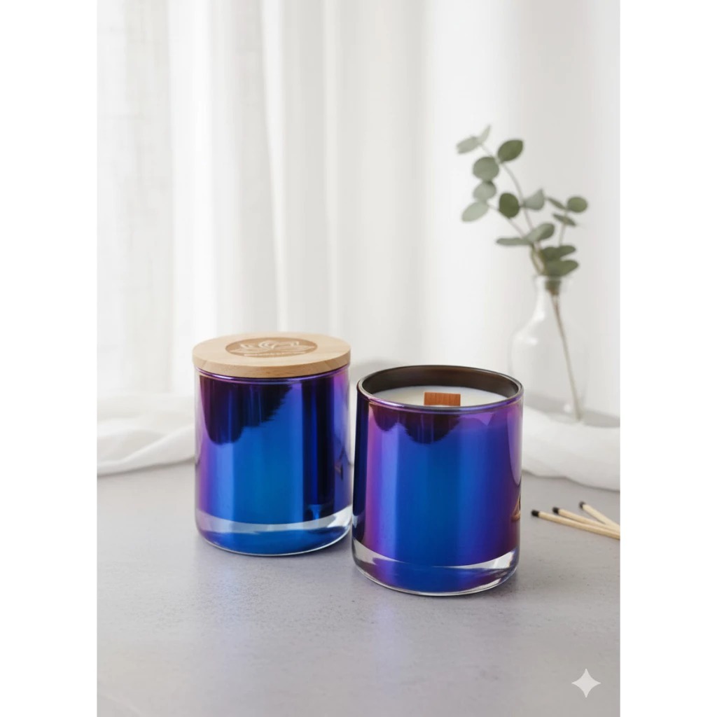 Detalhes do Tampas de Madeira Pinus para copo de whisky 265ml - para velas
