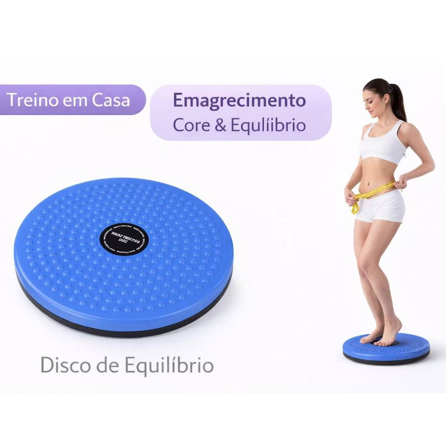 Disco Fitness Waist Twisting Disc P/ Exercicios Leve em Oferta na Shopee