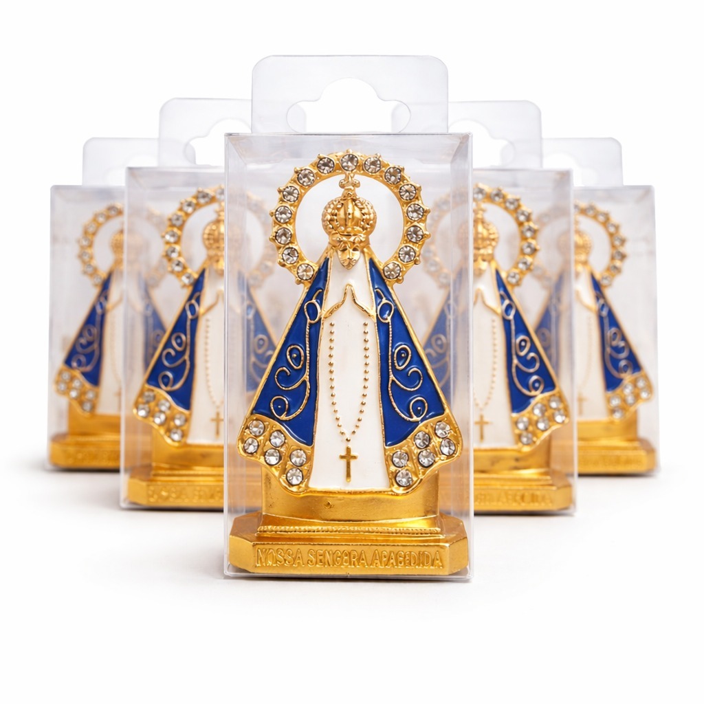 Nossa Senhora Aparecida Kit 10 Painel de Carro Dupla Face