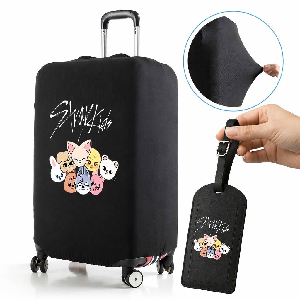 Capa de Mala K-Pop P-M-G Bagagem Protetor Grande Tecido Resistente Elástica Para Viagem Protetora