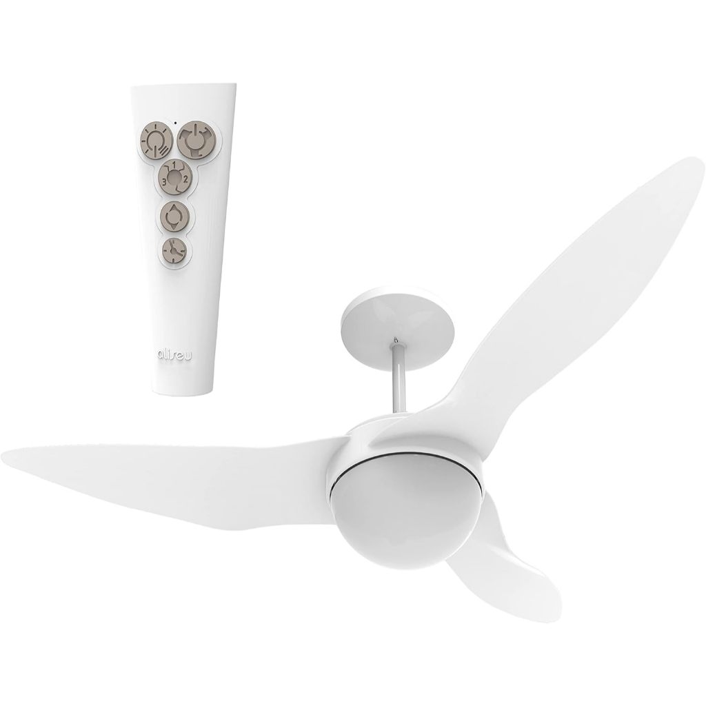 Ventilador De Teto Aliseu Terral Branco Com Controle Remoto 127v
