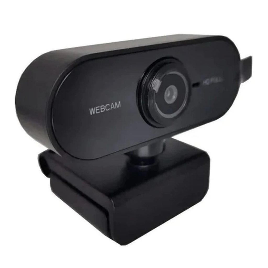 Webcam FULL HD 1080p, Alta Definição Microfone USB, Visão 360º