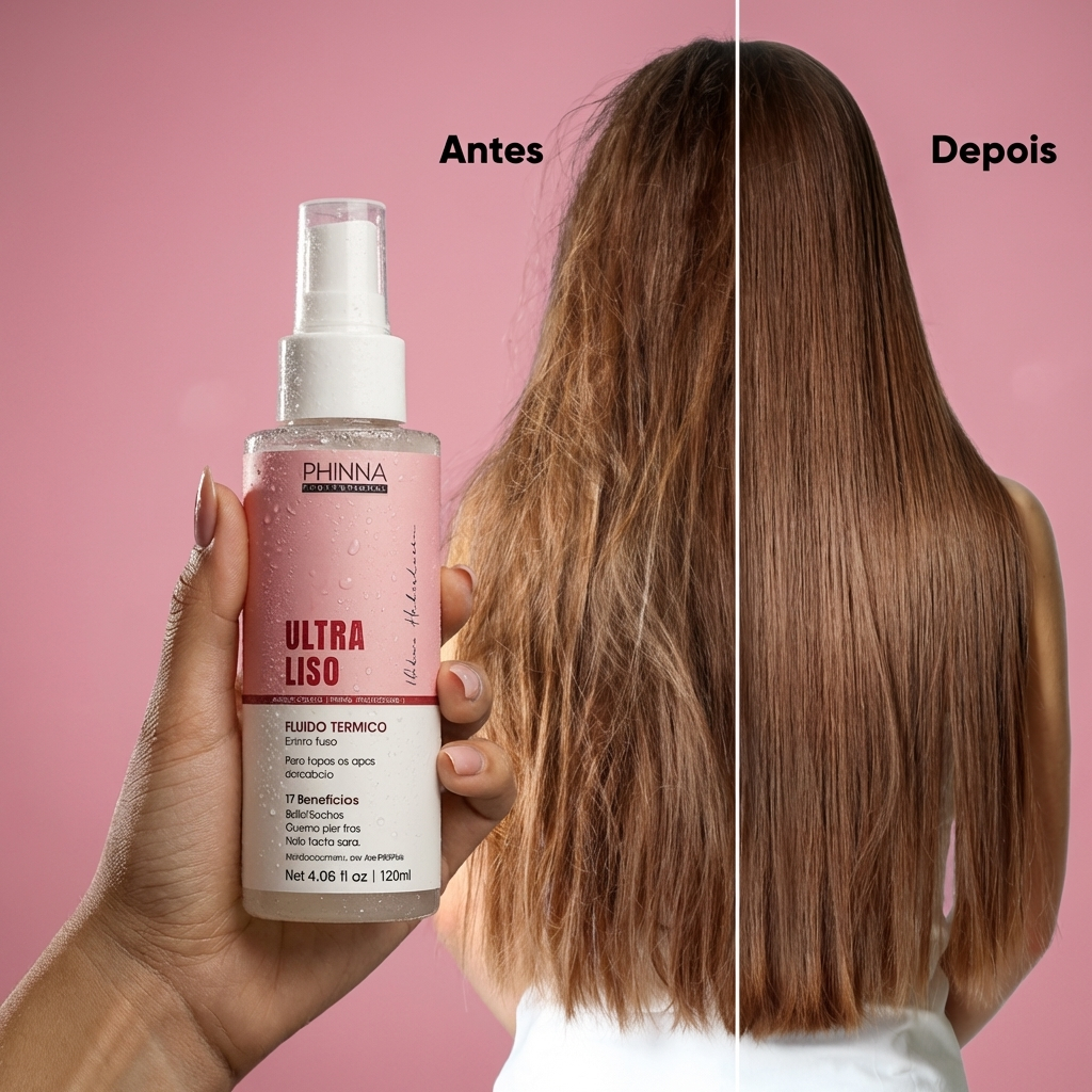 Protetor Térmico Ultra Liso Brilho e Antifrizz 120mL