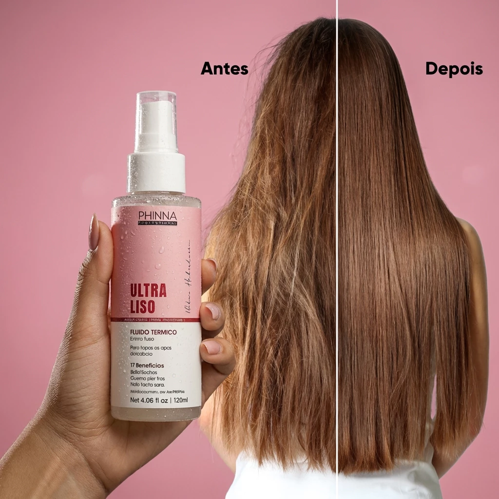 Protetor Térmico Ultra Liso Brilho e Antifrizz 120mL — imagem 1