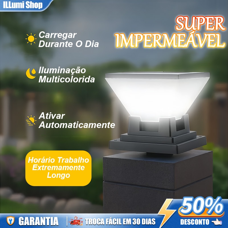 Luz De Solar Externa,LED Refletor 3 Cores Luz, À Prova D'água Para Lâmpada De Decoração De Jardim