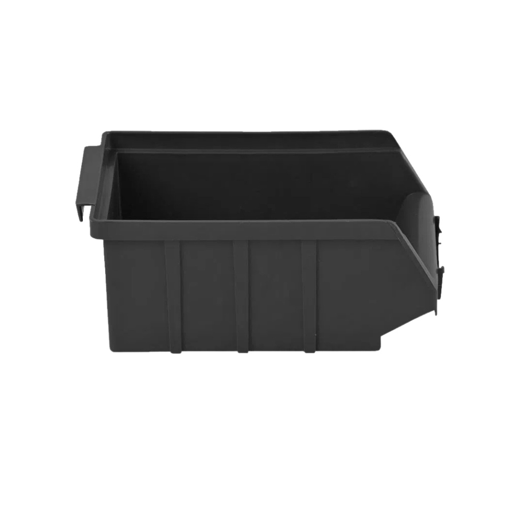 Organizadora para Estante N.3 Preto Gaveta Plástica BIN ( 5 peça)