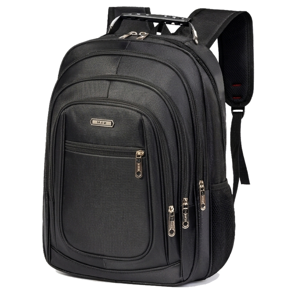 Mochila unissex, ideal para o trabalho ou escola, impermeável, grande capacidade, comporta um laptop.-1105