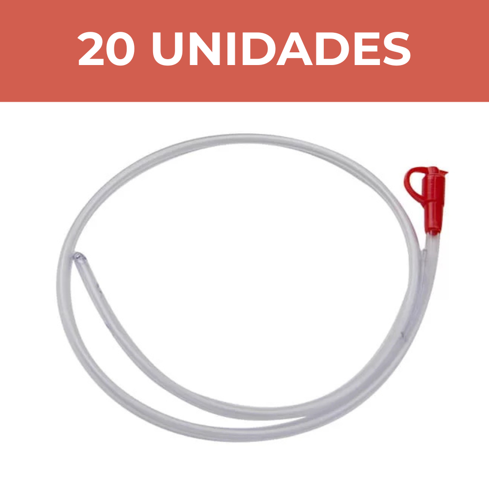 Sonda Uretral de Alívio Biobase 04, 06, 08, 10, 12 ou 14 (Kit 20 unidades)