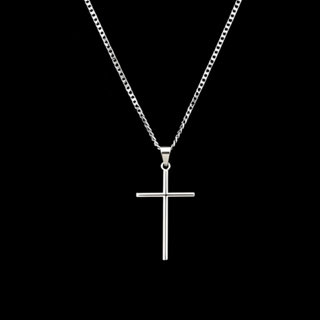 Colar Corrente Masculina Veneziana Aço Inoxidável Pingente Cruz 60cm Escapulário Casual em Oferta na Shopee