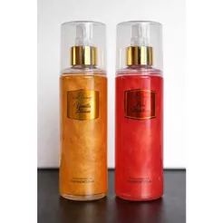 Kit 2 Body Splash Vanilla Baunilha + Pure 210ml com glitter otima fixação