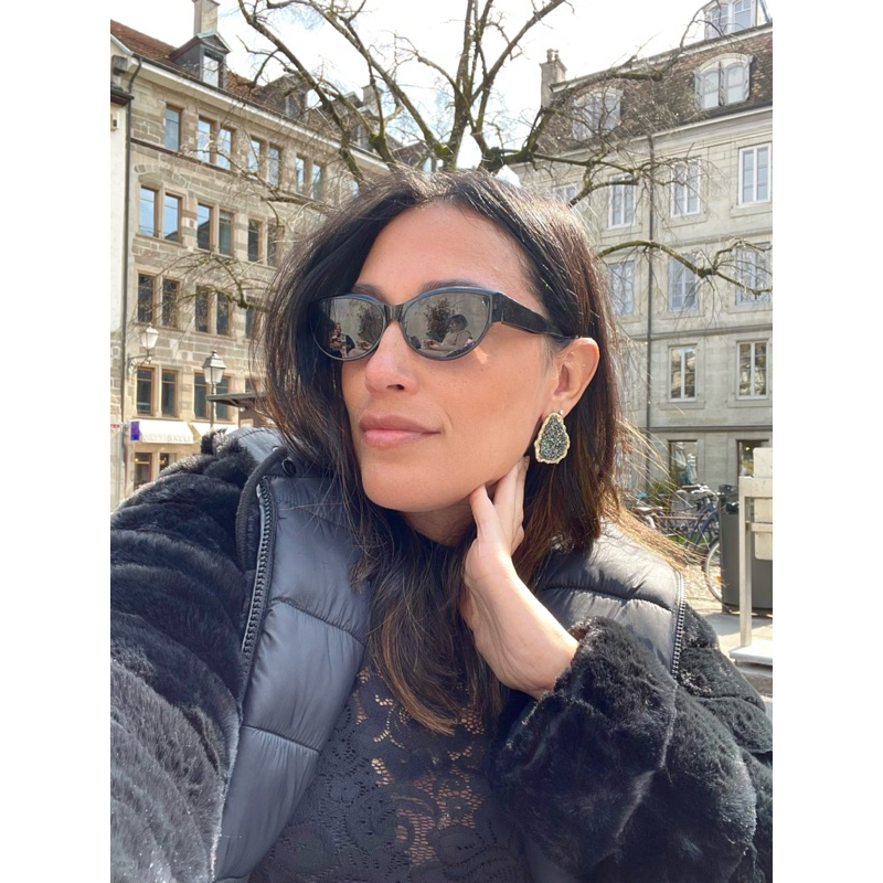 Óculos De Sol Feminino gatinho gringa moda escuro luxo