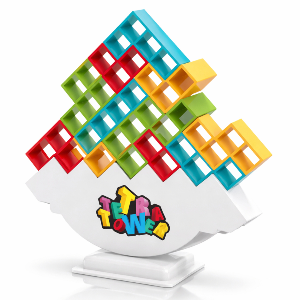 Jogo Tetris Equilíbrio Torre de Encaixe Montessori