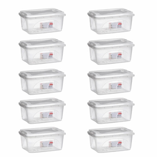 Kit Caixas Organizadoras 3 Litros Transparente Pote Tampa Com Trava Multiuso Organizador em Oferta na Shopee