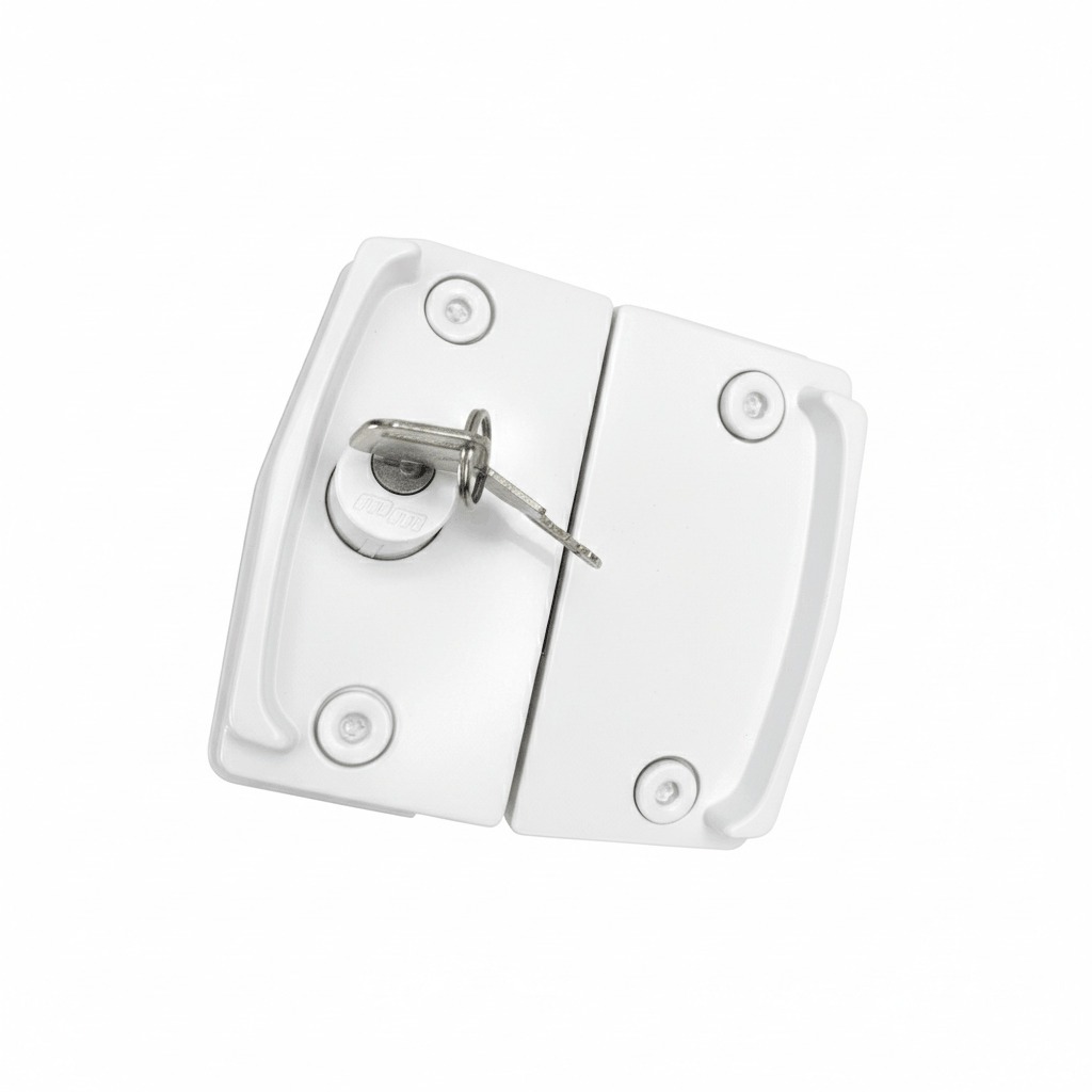 Kit Porta Correr V/V Modelo Cadeirinha Kit 09 VsM, Branco