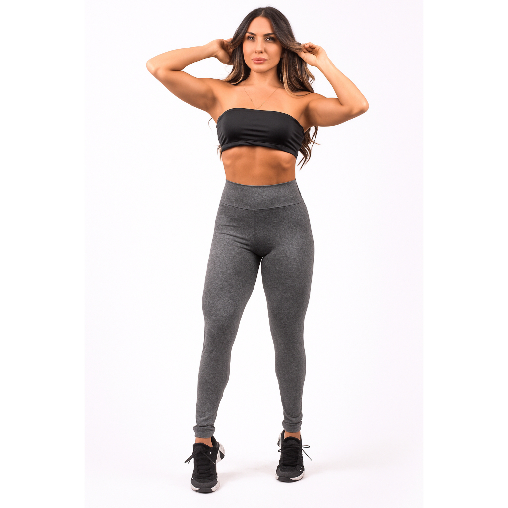 Top Tube Cropped Básico Feminino Tomara que Caia Suplex Confortável Verão Ajustado Casual Com Forro Sem Bojo
