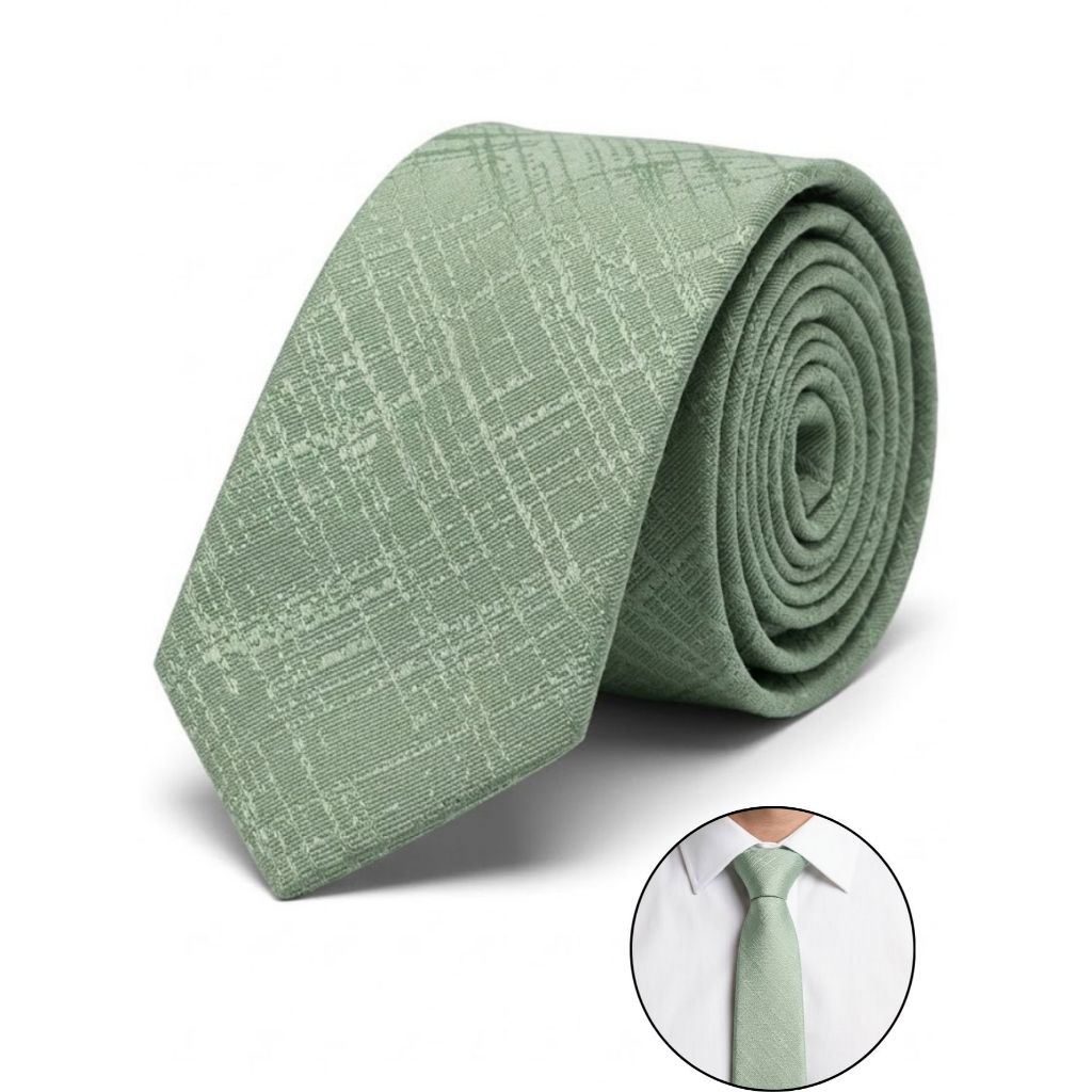 Gravata Masculina Verde Oliva Luxo Premium Trabalhada Social Para Padrinho De Casamento e Noivo