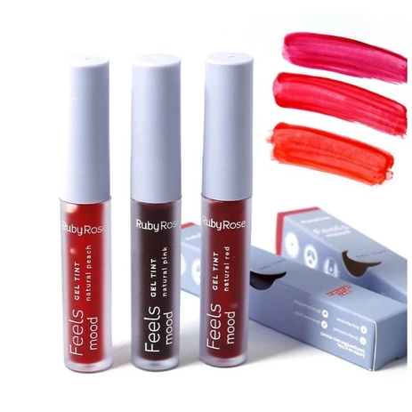 Batom Lip Tint Gel Tint Mood Ruby Rose