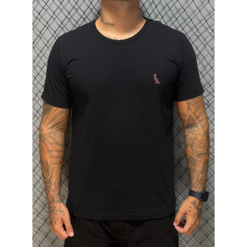 Diversas Camisetas T-shirt Masculina Pássaro Algodão Bordada Qualidade Premium 01 ao 25 ( ENVIO IMEDIATO) em Oferta na Shopee
