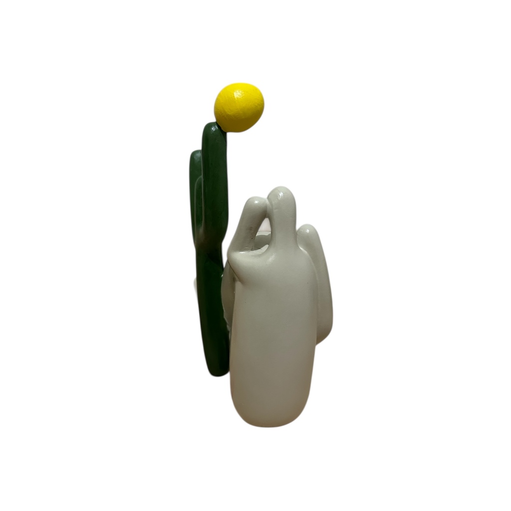 abaporu 17cm cor exclusiva obra tarsila do amaral decoração casa escritorio decorado — imagem 2 de 2