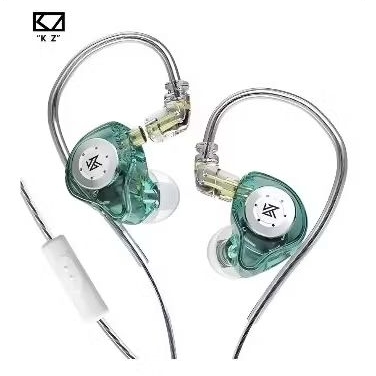 Fone KZ EDX Pro com Microfone Original In Ear HIFI Grave Potente Gamer Música Retorno Profissional