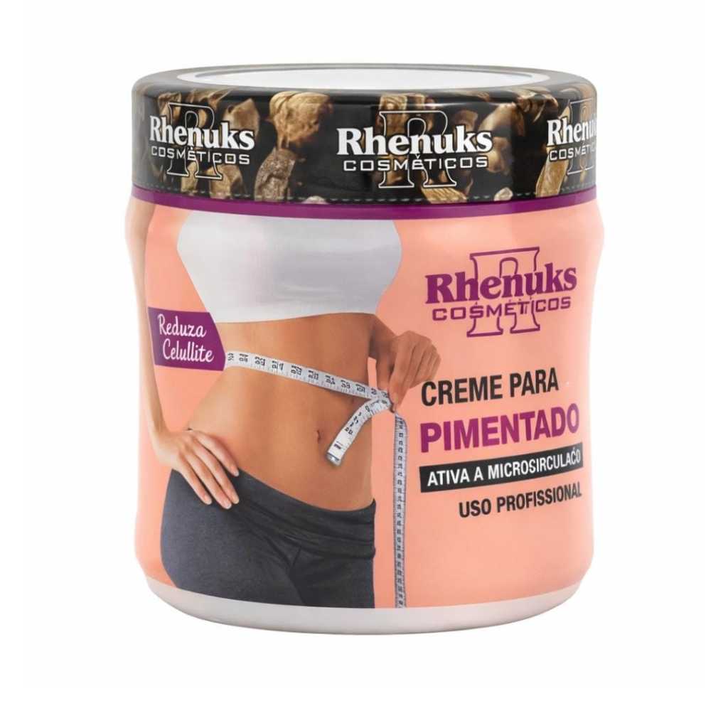 Creme para Massagem Pimenta Negra Redutor e Firmador Corporal Estrias e Celulite 200g