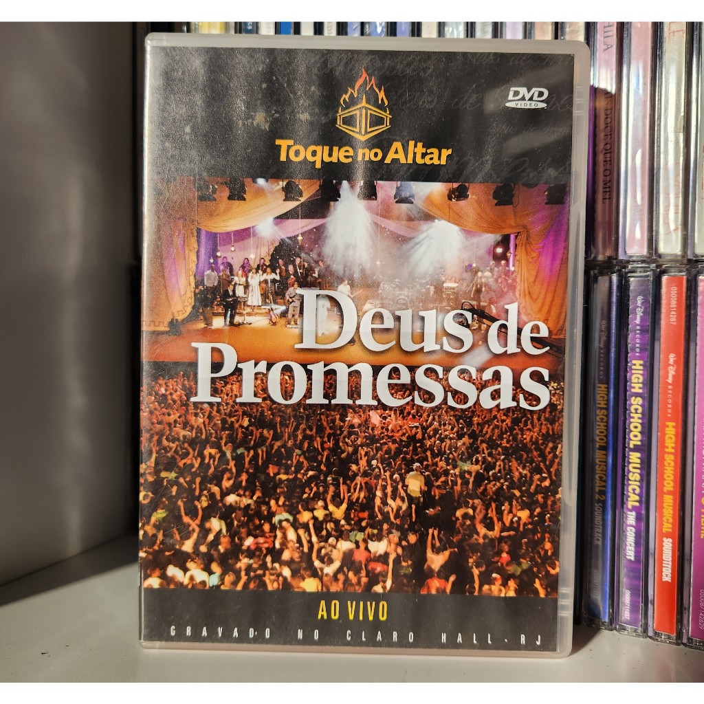 DVD DEUS DE PROMESSAS - TOQUE NO ALTAR