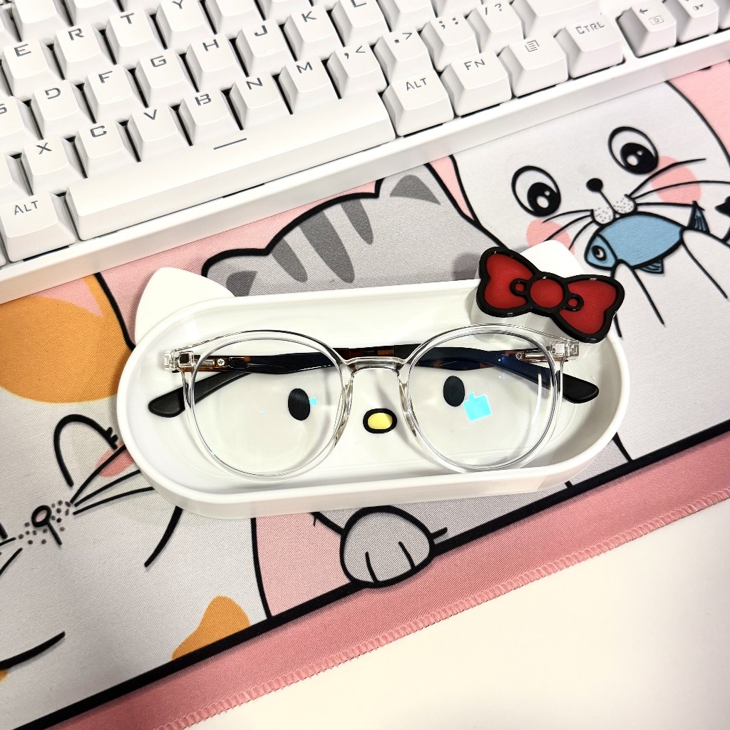Bandeja Hello Kitty Óculos e Utilidades Organização Estilo e Fofura