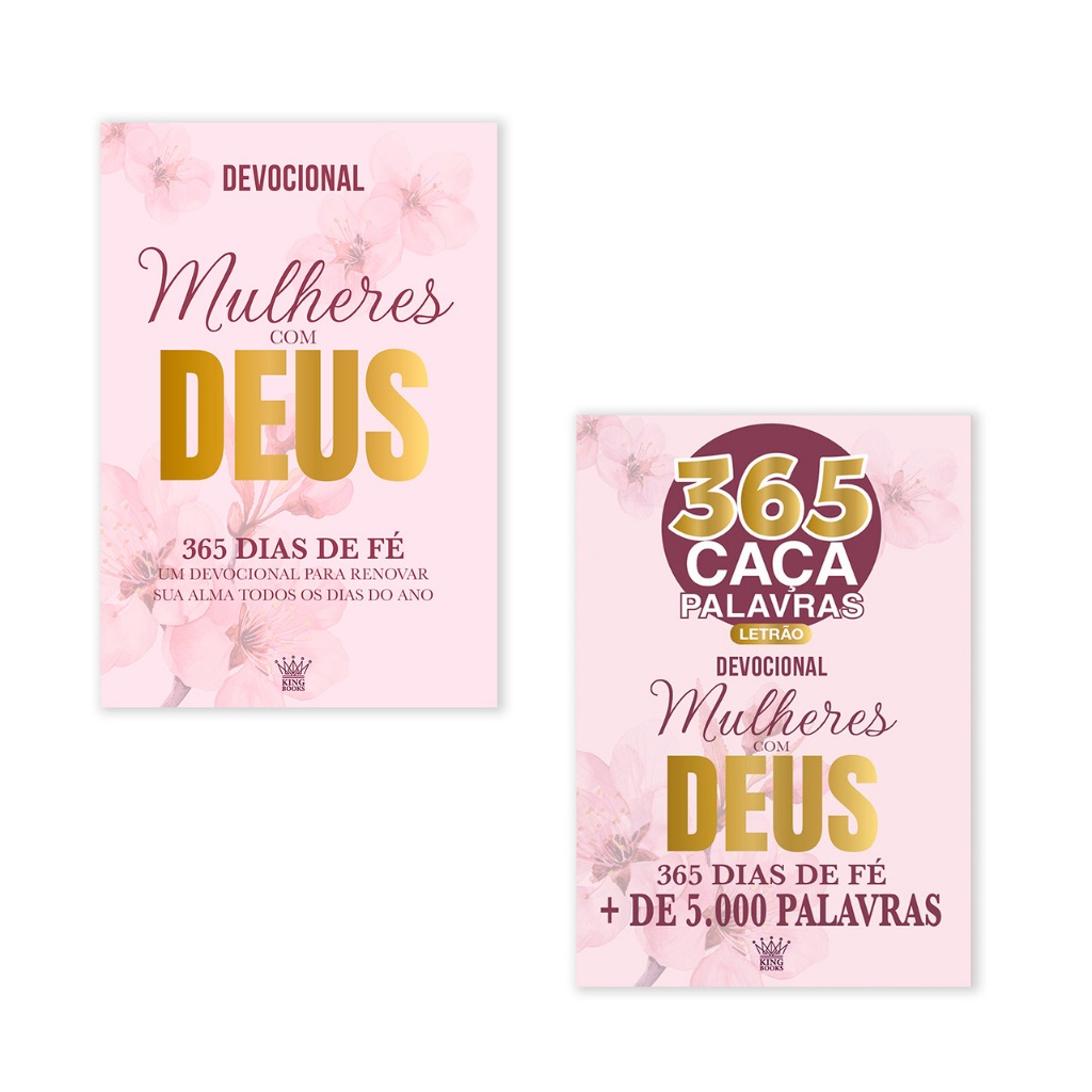 Combo Mulheres com Deus - Livro Devocional + Passatempo em Oferta na Shopee