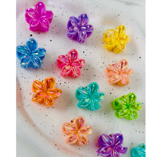 Kit 6/12/18 Presilhas Flor Colorida Infantil | Piranha Pequena Brilho | Acessório de Cabelo Feminino em Oferta na Shopee