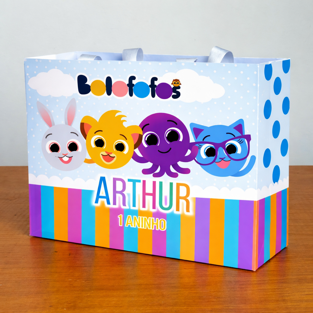 Sacolinha G Bolofofo – Lembrancinha – Festa infantil - Aniversario