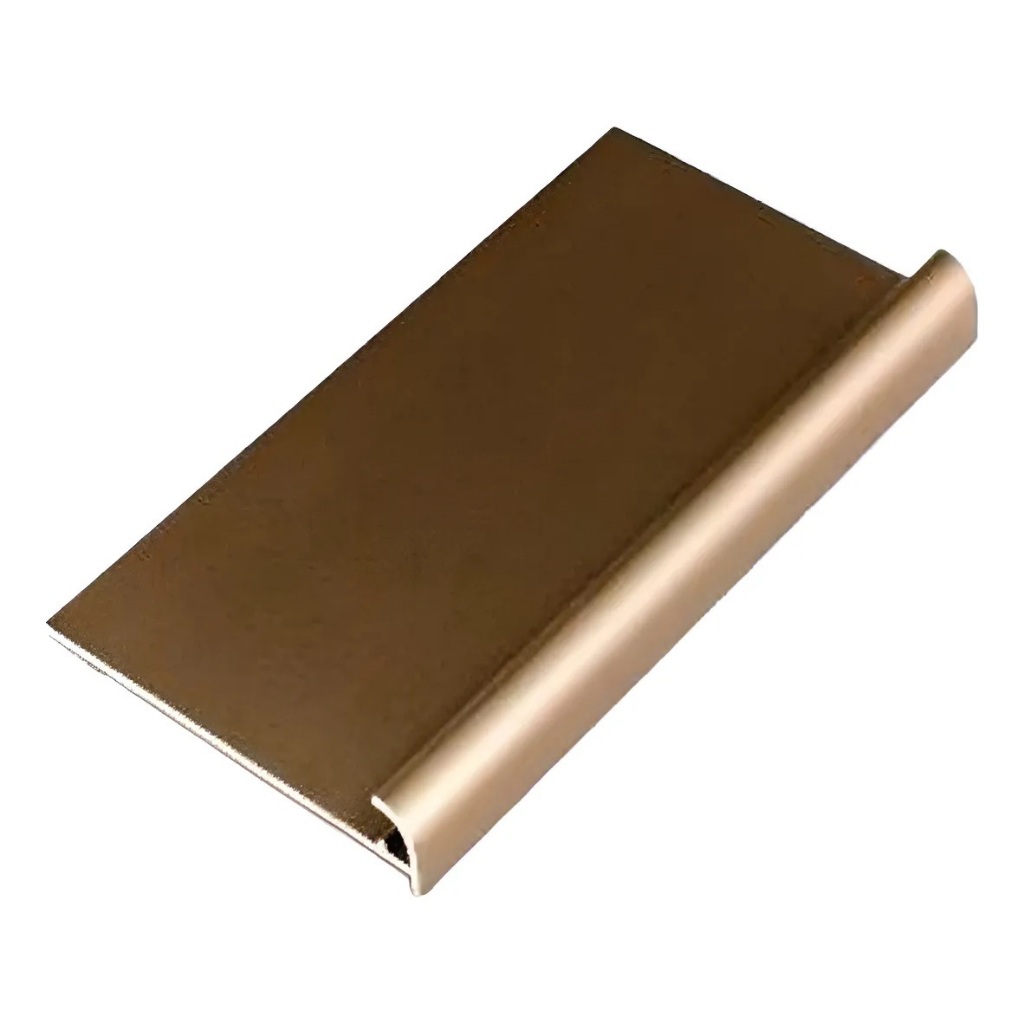 Perfil De Aluminio Frontal De Escada Para Vinilico 1 Metros