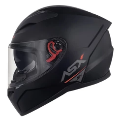 Capacete Moto Asx City SV Preto Fosco Com Óculos Interno Solar