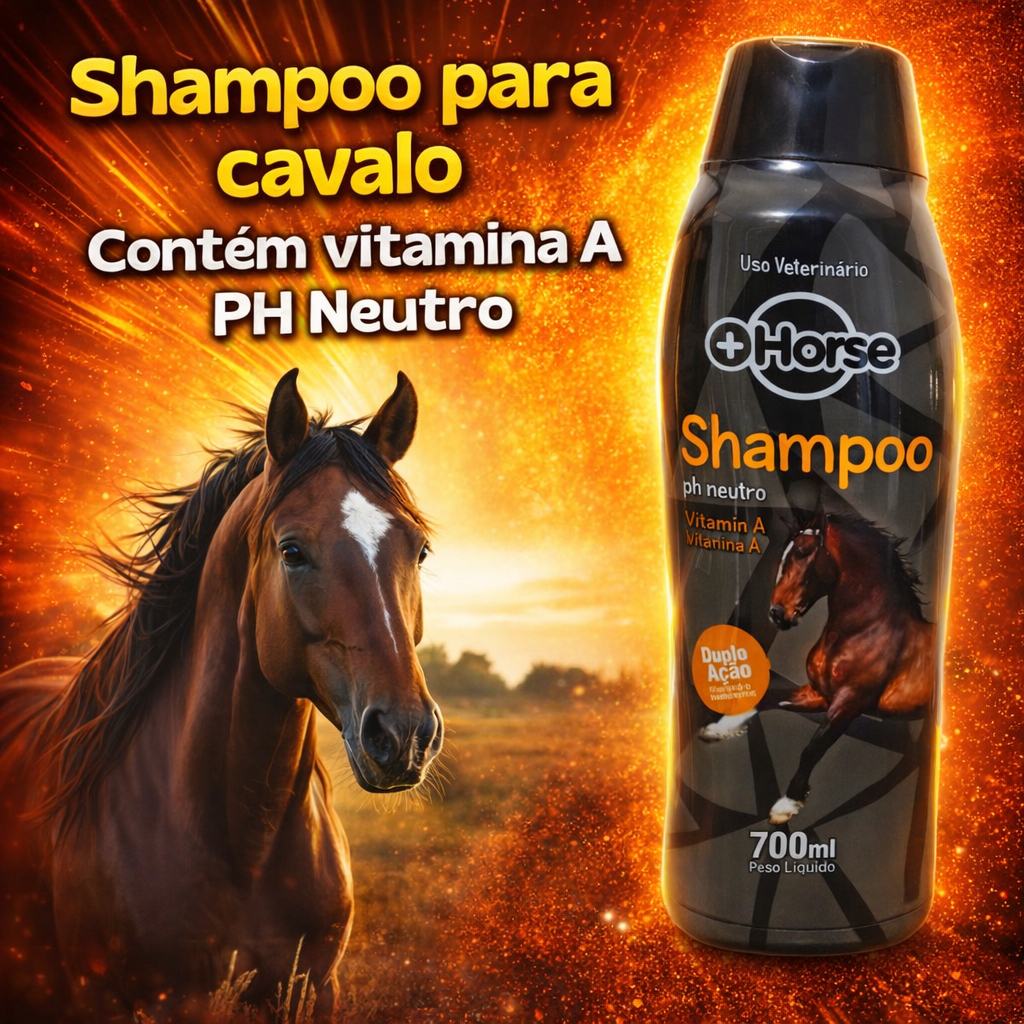 Shampoo Para Cavalo Com Vitamina A 700ml em Oferta na Shopee