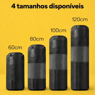 Saco de Pancada Boxe Reforçado Corrente Punch Diversos Tamanhos Treino Muay Thai MMA em Oferta na Shopee