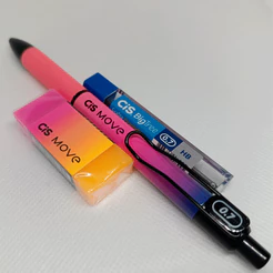 Kits Lapiseira 0.7 Borracha e grafite 0.7 HB CiS Move rosa azul roxo