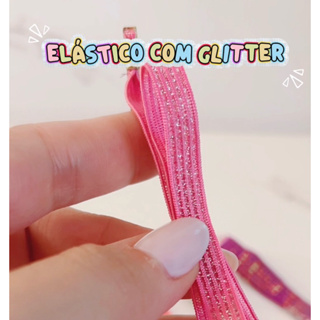 Elástico com Glitter para Caderno Agenda em Oferta na Shopee