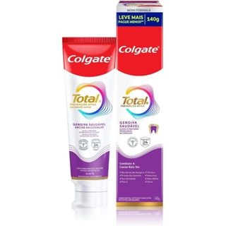 Colgate Creme Dental Total 12 Professional Gengiva Saudável 140g em Oferta na Shopee