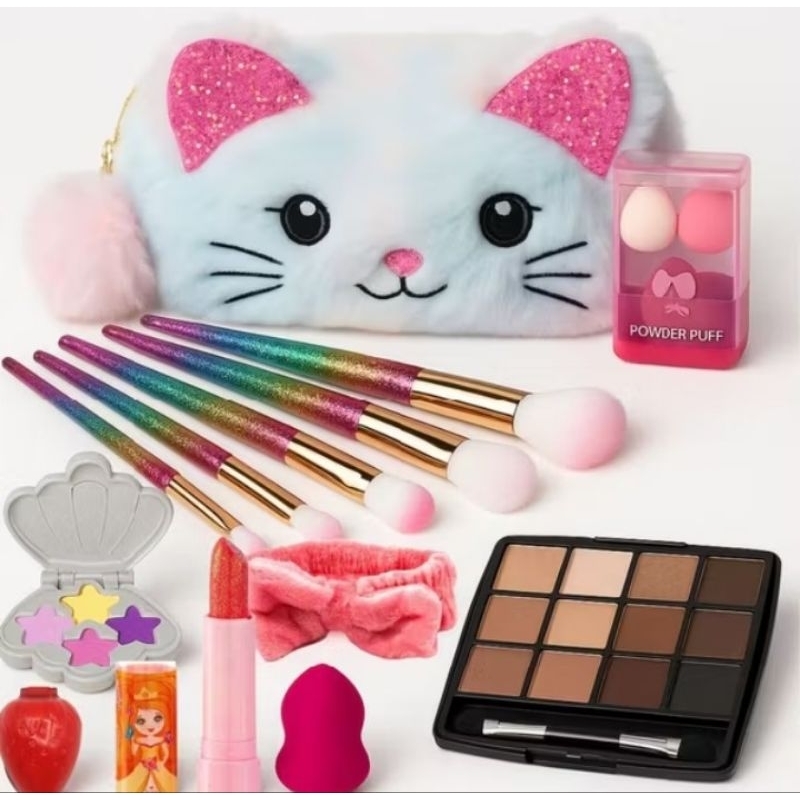 kit maquiagem menina, presente para menina, brinquedo feminino, kit princesa, kit unicórnio, acessórios infantis criança