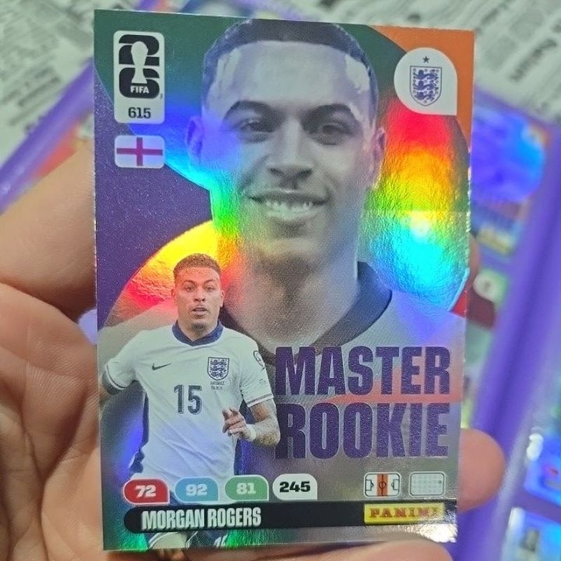 Card Adrenalyn XL - Copa 2026 - Master Rookie - Morgan Rogers (615)